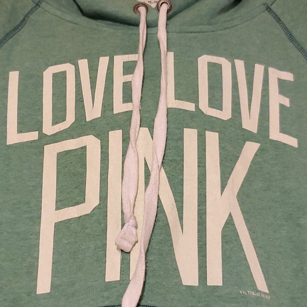 Pink Pullover Drawstring Hoodie - image 5
